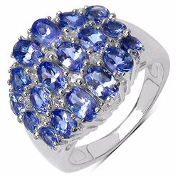 Sterling Silver Tanzanite Ring