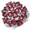 Image 1 : Sterling Silver Rhodolite Ring