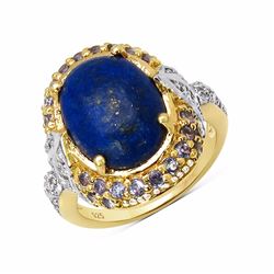 Sterling Silver Cabochon Lapis Ring