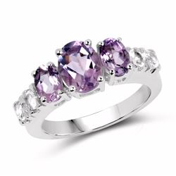 Sterling Silver Brazil Amethyst Ring