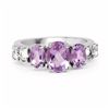 Image 3 : Sterling Silver Brazil Amethyst Ring