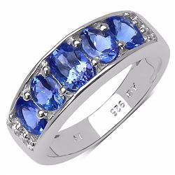 Sterling Silver Tanzanite Ring