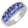 Image 1 : Sterling Silver Tanzanite Ring