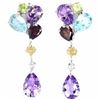 Image 1 : Natural Multi Gemstone Earrings