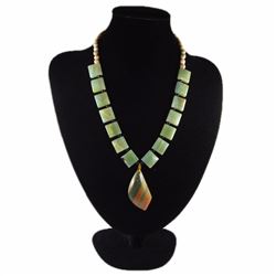 Natural Multi-Color Picasso Diamond Polished Necklace