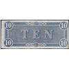 Image 2 : 1864 $10 Confederate States of America Note