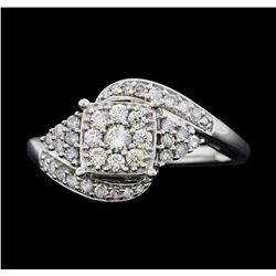 10KT White Gold Ladies 0.50ctw Diamond Ring