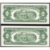 Image 2 : Lot of (2) Consecutive 1963 $2 Legal Tender Notes