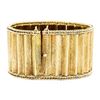Image 2 : 18KT Yellow Gold Lady's Wide Bangle Bracelet