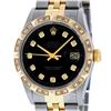 Image 1 : Rolex Mens Two Tone 18KT Yellow Gold Diamond Datejust Wristwatch