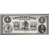 Image 1 : 1800's $1 Canal Bank of Louisiana Obsolete Note