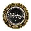 Image 2 : .999 Silver Mirage Las Vegas Nevada $10 Casino Limited Edition Gaming Token