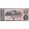 Image 1 : 1864 $5 Confederate States of America Note