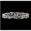 Image 2 : 14KT White Gold 6.67ctw Diamond Bracelet