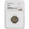 Image 1 : 1875-S Twenty Cent Piece Coin NGC VF25