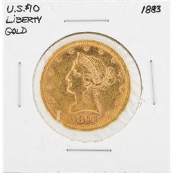 1883 $10 Liberty Head Eagle Gold Coin