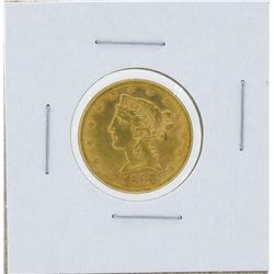 1886-S $5 Liberty Head Half Eagle Gold Coin