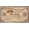 Image 1 : 1863 Fifty Cents W.H. Cooper & Co. Bankers Obsolete Note