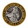 Image 1 : .999 Silver Sam's Town Las Vegas $10 Casino Limited Edition Gaming Token