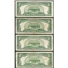 Image 2 : Lot of (4) 1953 $5 Silver Certificate Notes