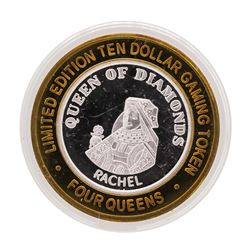 .999 Silver Four Queens Hotel & Casino Las Vegas, NV $10 Limited Edition Gaming