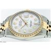 Image 8 : Rolex 14KT Two Tone Gold 1.00ctw Diamond Datejust Mens Wristwatch