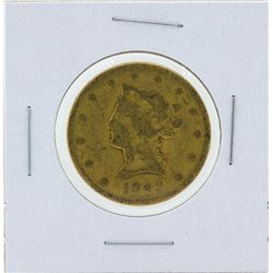 1849 No Motto $10 Liberty Head Eagle Gold Coin