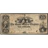 Image 1 : 1860 $10 The Bank of the Valley in Virginia Obsolete Note