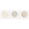 Image 1 : Set of (3) 1935 Arkansas Centennial Commemorative Half Dollar Coins