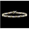 Image 1 : 10KT Two Tone Gold 1.00ctw Diamond Bracelet