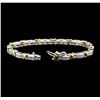 Image 3 : 10KT Two Tone Gold 1.00ctw Diamond Bracelet