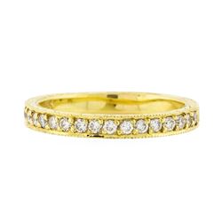 14K Yellow Gold 0.18ctw Brilliant Round Diamond Ring