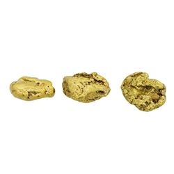 Lot of (3) Alaskan Gold Nuggets 7.84 Grams