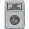 Image 1 : 1925-S California Diamond Jubilee Commemorative Half Dollar Coin NGC MS63