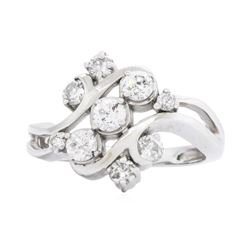 14KT White Gold 0.85ctw Diamond Ring