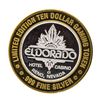 Image 2 : .999 Silver El Dorado Hotel & Casino Reno, Nevada $10 Limited Edition Gaming Tok