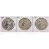Image 1 : Lot of (3) Assorted Date $1 Morgan Silver Dollar Coins