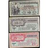 Image 1 : Lot of (3) Miscellaneous Military Payment Certificate Notes