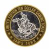 Image 1 : .999 Silver Sam's Town Las Vegas $10 Casino Limited Edition Gaming Token