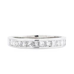 14KT White Gold Ladies 1.06ctw Diamond Wedding Ring