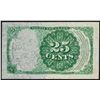 Image 2 : 1874 Twenty Five Cents Fifth Issue Fractional Currency Note