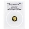 Image 1 : 2016 $20 Cook Islands Gold Coin PCGS PR70DCAM First Strike Reagan Legacy