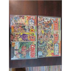 Conan the Barbarian #26, 29, 30, 37, 48, 58, 59