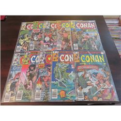 Conan the Barbarian #90 through #99 inclusive