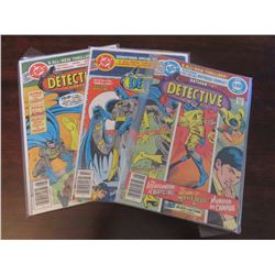Detective Comics #491, 492, 493