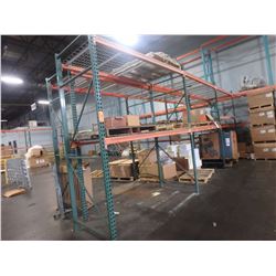 (3) Sections of Pallet Racking, 8' Long, 10' Tall, 42" Wide