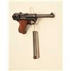 Image 8 : DWM Luger semi-auto pistol, 9mm caliber, Serial #1695F. The pistol