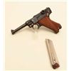 Image 9 : DWM Luger semi-auto pistol, 9mm caliber, Serial #1695F. The pistol