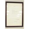 Image 1 : Framed letter addressed to Dr. Brian Herdeg signed Ronald Reagan