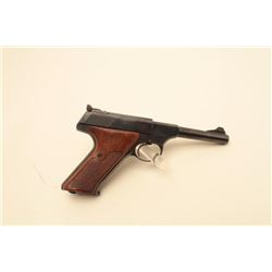 Colt Woodsman Model semi-automatic pistol, .22LR caliber, 4.5 barrel, blued